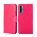 For TCL 20s / 20 5G / 20L / 20L+ Crystal Texture Leather Phone Case(Rose Red)