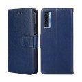 For TCL 20s / 20 5G / 20L / 20L+ Crystal Texture Leather Phone Case(Royal Blue)