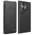 For Samsung Galaxy S24 Ultra 5G NILLKIN Qin Prop Series Flip Camera Cover Design Leather Phone Case(