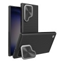For Samsung Galaxy S24 Ultra 5G NILLKIN Textured Prop Camera Cover Holder Design Nylon MagSafe Magne