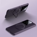 For Xiaomi 14 Pro Matte Magsafe Magnetic Phone Case with Trolley Holder(Night Purple)