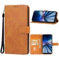 For Boost Mobile Celero 5G+ Leather Phone Case(Brown)