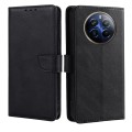 For Realme 12 Pro 5G Calf Texture Buckle Flip Leather Phone Case(Black)