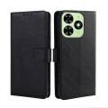 For Tecno Spark Go 2024 Calf Texture Buckle Flip Leather Phone Case(Black)