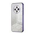 For U-Magic Enjoy 50 Plus Gradient Glitter Powder Electroplated Phone Case(Purple)