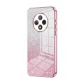 For U-Magic Enjoy 50 Plus Gradient Glitter Powder Electroplated Phone Case(Pink)