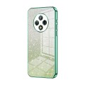 For U-Magic Enjoy 50 Plus Gradient Glitter Powder Electroplated Phone Case(Green)