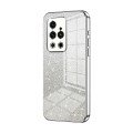 For Meizu 18 Pro / 18s Pro  Gradient Glitter Powder Electroplated Phone Case(Silver)