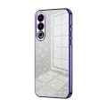 For Meizu 20 Gradient Glitter Powder Electroplated Phone Case(Purple)