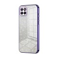 For Honor Play 20 4G Gradient Glitter Powder Electroplated Phone Case(Purple)