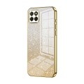 For Honor Play 20 4G Gradient Glitter Powder Electroplated Phone Case(Gold)