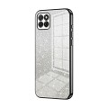 For Honor Play 20 4G Gradient Glitter Powder Electroplated Phone Case(Black)