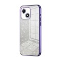 For Honor Play 30 Gradient Glitter Powder Electroplated Phone Case(Purple)
