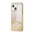 For Honor Play 30 Gradient Glitter Powder Electroplated Phone Case(Gold)