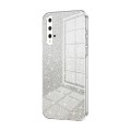 For Honor 20 / 20S / nova 5T Gradient Glitter Powder Electroplated Phone Case(Transparent)