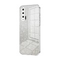 For Honor 20 Pro Gradient Glitter Powder Electroplated Phone Case(Transparent)