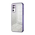 For Honor 30 Gradient Glitter Powder Electroplated Phone Case(Purple)