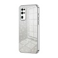 For Honor 30 Gradient Glitter Powder Electroplated Phone Case(Silver)