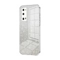 For Honor 30 Pro / 30 Pro+ Gradient Glitter Powder Electroplated Phone Case(Transparent)