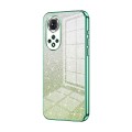 For Honor 50 / Huawei nova 9 Gradient Glitter Powder Electroplated Phone Case(Green)