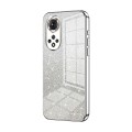 For Honor 50 / Huawei nova 9 Gradient Glitter Powder Electroplated Phone Case(Silver)