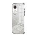For Honor 50 Pro  / Huawei nova 9 Pro Gradient Glitter Powder Electroplated Phone Case(Silver)