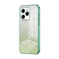 For Honor 60 SE Gradient Glitter Powder Electroplated Phone Case(Green)