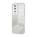 For Honor 70 Pro / 70 Pro+ Gradient Glitter Powder Electroplated Phone Case(Transparent)