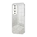 For Honor 90 Gradient Glitter Powder Electroplated Phone Case(Transparent)