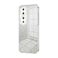 For Honor 90 Pro Gradient Glitter Powder Electroplated Phone Case(Transparent)