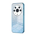 For Honor Magic3 Pro Gradient Glitter Powder Electroplated Phone Case(Blue)