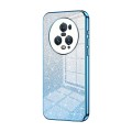 For Honor Magic5 Pro Gradient Glitter Powder Electroplated Phone Case(Blue)