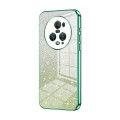 For Honor Magic5 Pro Gradient Glitter Powder Electroplated Phone Case(Green)