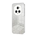 For Honor Magic5 Ultimate Gradient Glitter Powder Electroplated Phone Case(Transparent)