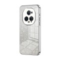 For Honor Magic5 Ultimate Gradient Glitter Powder Electroplated Phone Case(Silver)