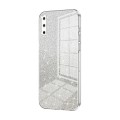 For Honor Play 3 Gradient Glitter Powder Electroplated Phone Case(Transparent)
