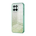 For Honor X8 5G / X6 / X6s Gradient Glitter Powder Electroplated Phone Case(Green)