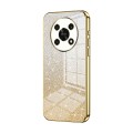 For Honor X30 / X9 5G Gradient Glitter Powder Electroplated Phone Case(Gold)