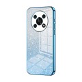 For Honor X30 / X9 5G Gradient Glitter Powder Electroplated Phone Case(Blue)