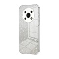 For Honor X30 / X9 5G Gradient Glitter Powder Electroplated Phone Case(Transparent)