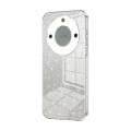 For Honor X40 5G / Magic5 Lite / X9a Gradient Glitter Powder Electroplated Phone Case(Transparent)