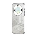 For Honor X40 5G / Magic5 Lite / X9a Gradient Glitter Powder Electroplated Phone Case(Silver)