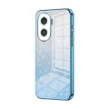 For Honor X40i / Play 7T Pro Gradient Glitter Powder Electroplated Phone Case(Blue)