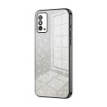 For Honor X10 Max / X30 Max Gradient Glitter Powder Electroplated Phone Case(Black)