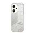 For Honor Play 50 Gradient Glitter Powder Electroplated Phone Case(Transparent)