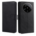 For Xiaomi 14 Ultra Calf Texture Buckle Flip Leather Phone Case(Black)