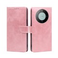For Huawei Mate 60 Calf Texture Buckle Flip Leather Phone Case(Rose Gold)