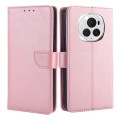 For Honor Magic6 Pro Calf Texture Buckle Flip Leather Phone Case(Rose Gold)