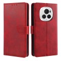 For Honor Magic6 Pro Calf Texture Buckle Flip Leather Phone Case(Red)
