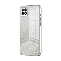 For Huawei Enjoy 20 / nova Y60 Gradient Glitter Powder Electroplated Phone Case(Silver)